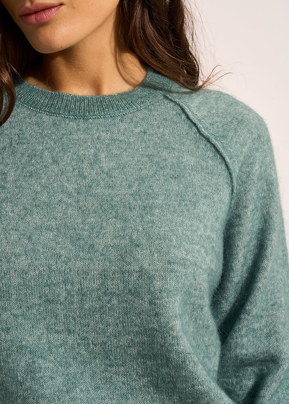 MIGUEL Mohair crew neck sweater - 2 - Sud Express - Sud Express