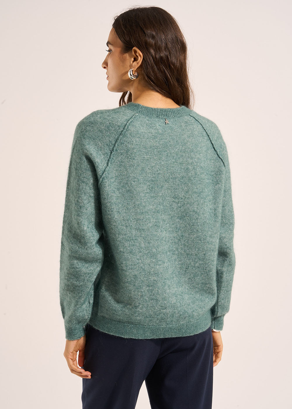 MIGUEL Mohair crew neck sweater - 3 - Sud Express - Sud Express