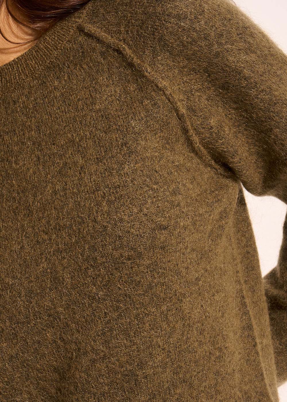 MIGUEL Mohair crew neck sweater - 2 - Sud Express - Sud Express