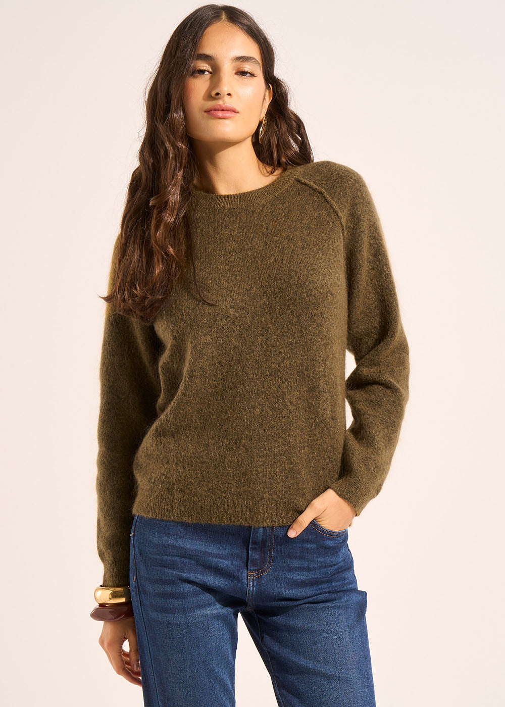 Mohair crew neck sweater - Sud Express - 5 - Sud Express