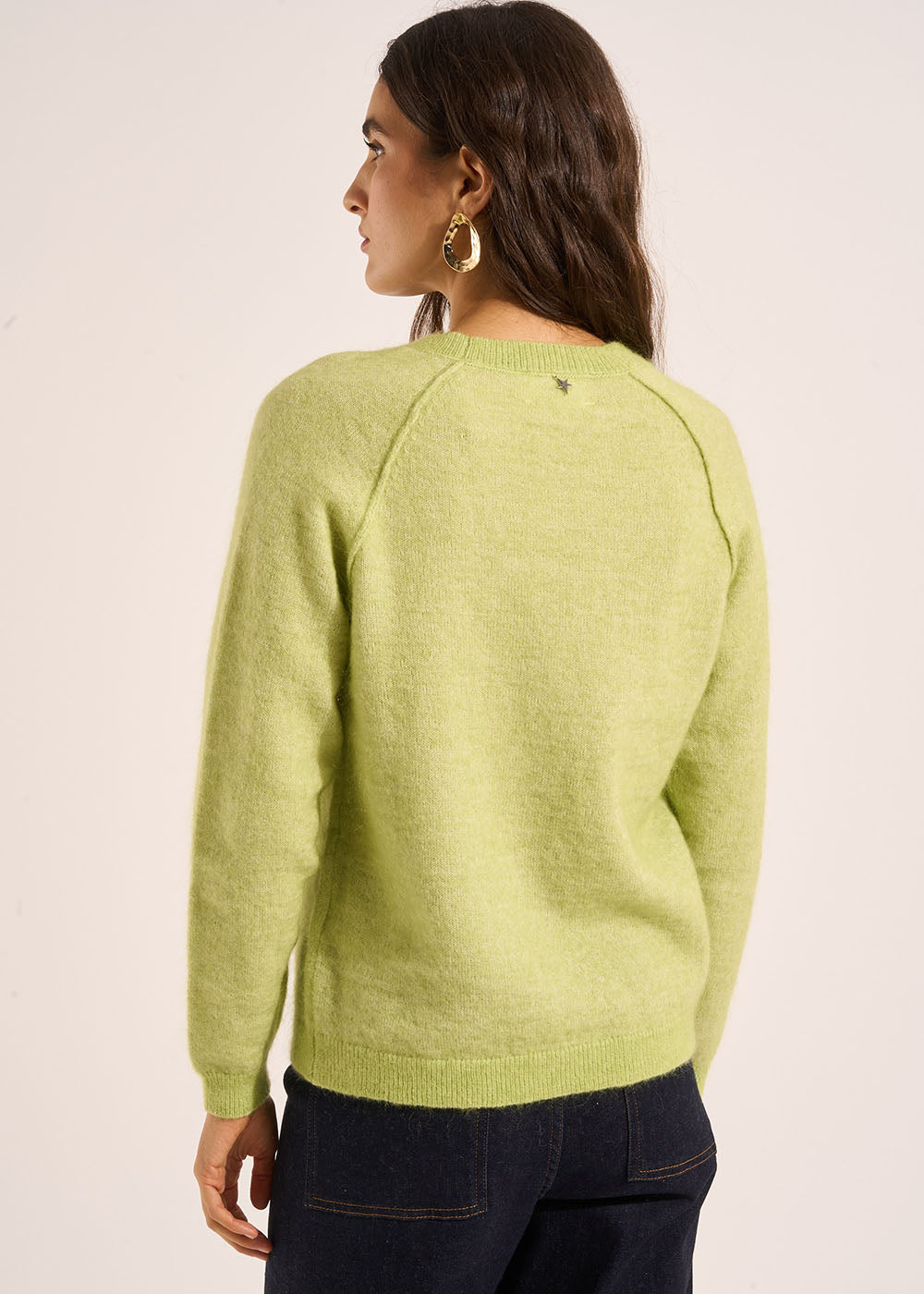 MIGUEL Mohair crew neck sweater - 3 - Sud Express - Sud Express