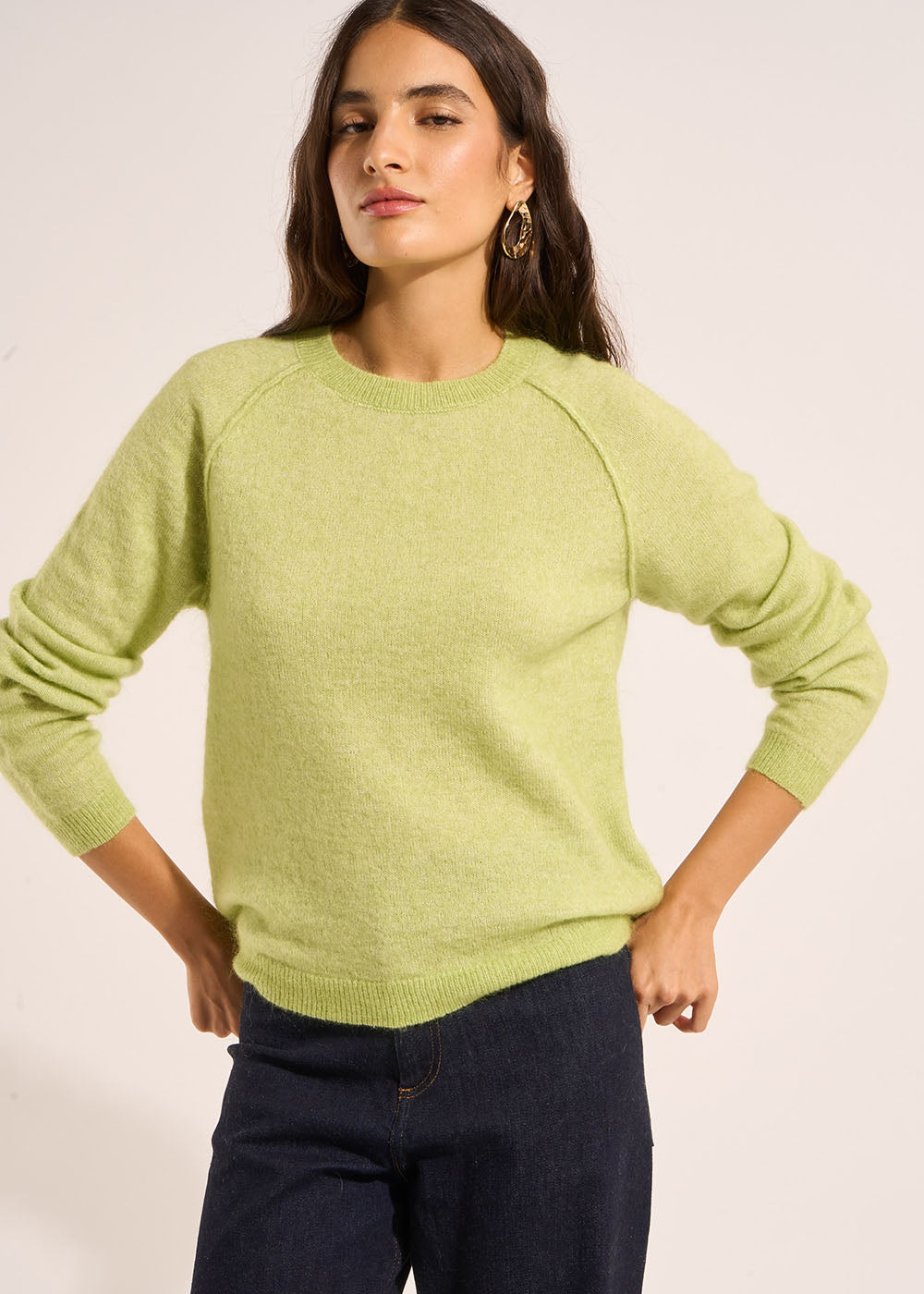 Mohair crew neck sweater - Sud Express - 5 - Sud Express