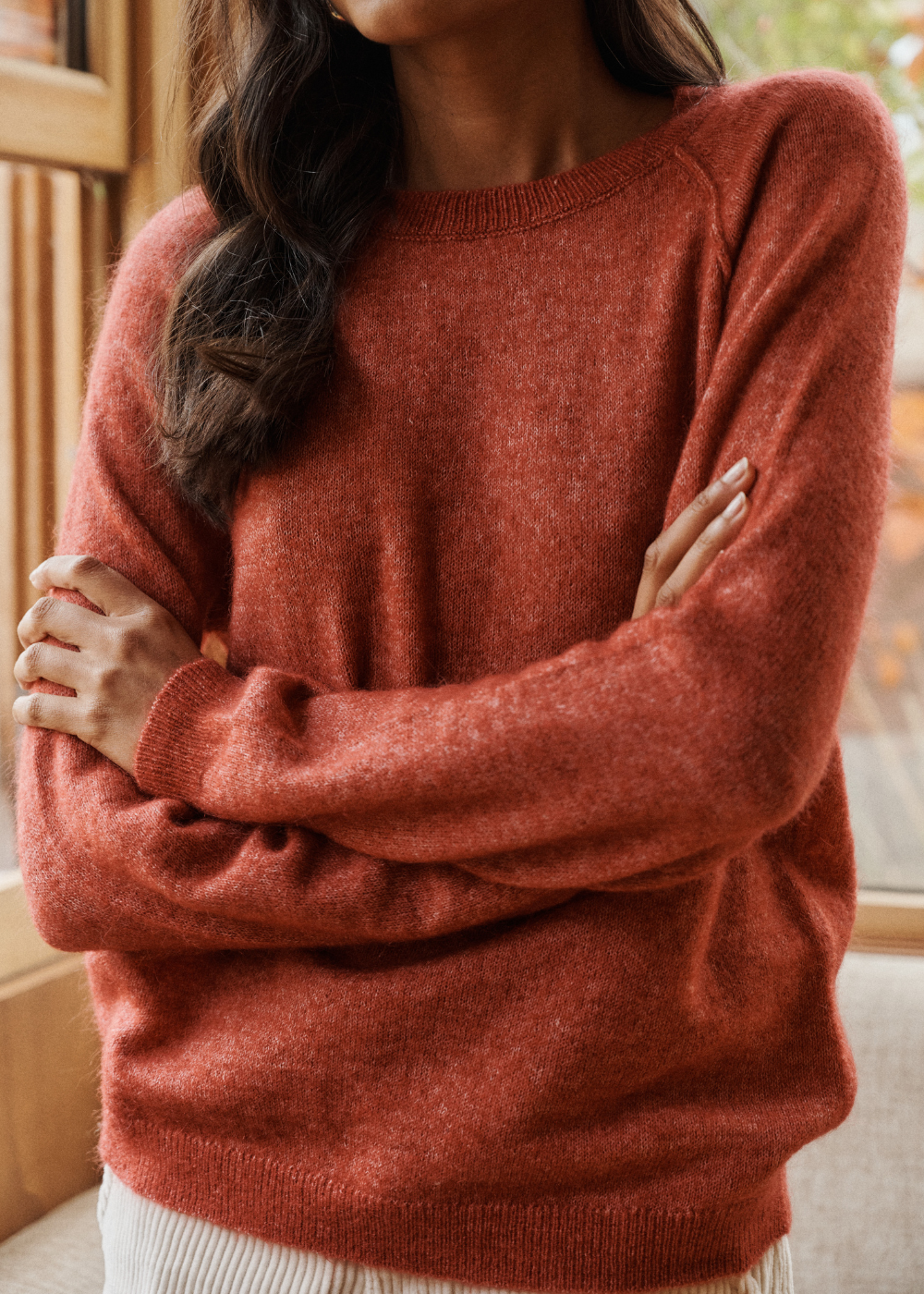 MIGUEL Mohair crew neck sweater - 1 - Sud Express - Sud Express