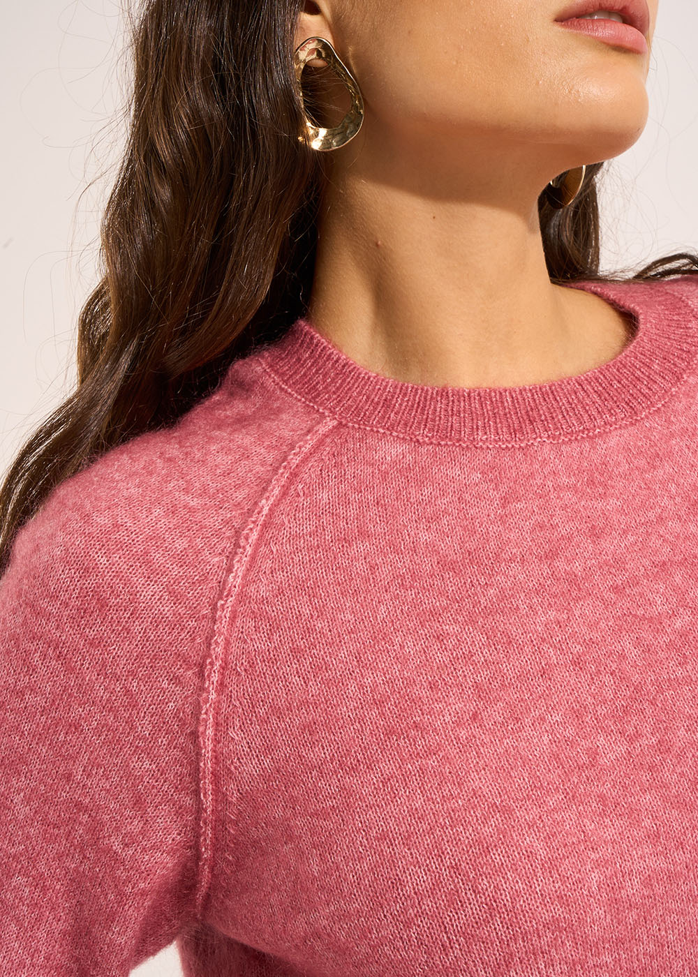 MIGUEL Mohair crew neck sweater - 2 - Sud Express - Sud Express