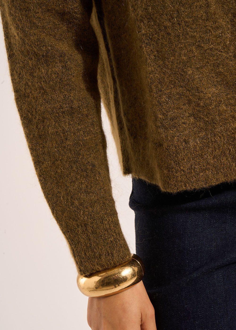 GARICAN Loose-fitting cardigan with round neck - 4 - Sud Express - Sud Express