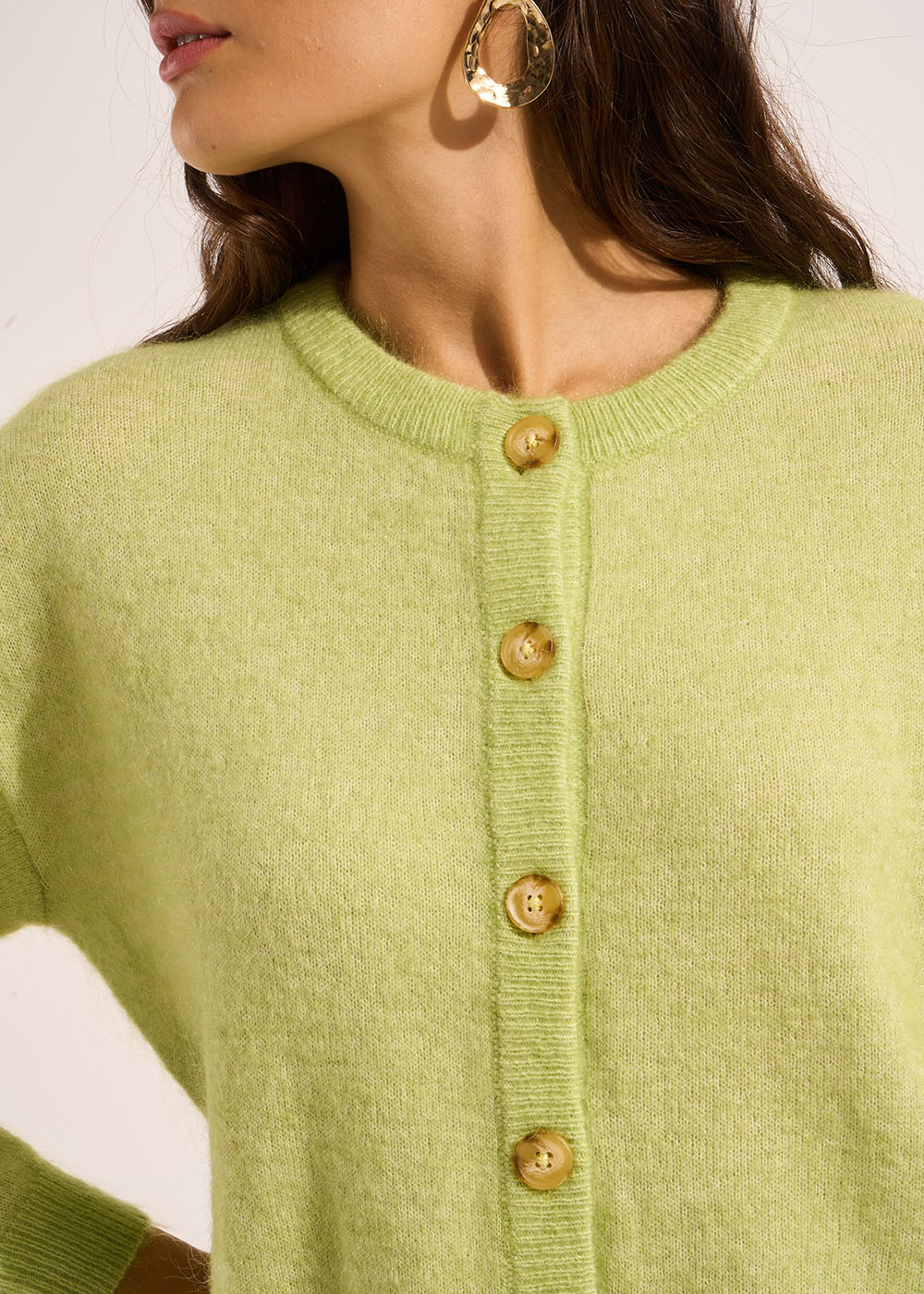 GARICAN Loose-fitting cardigan with round neck - 2 - Sud Express - Sud Express