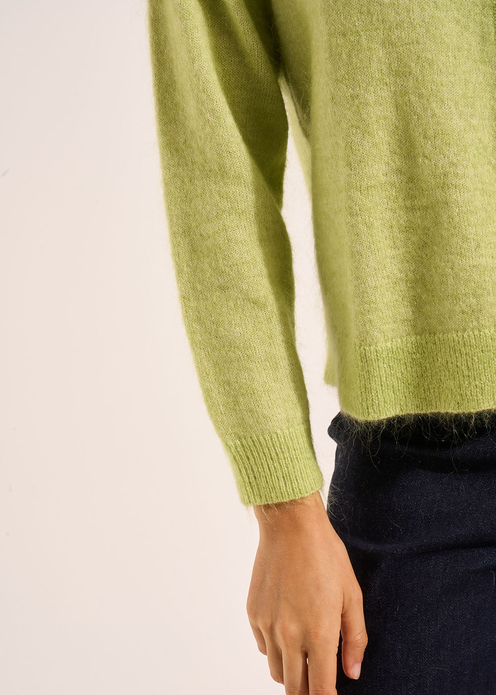 GARICAN Loose-fitting cardigan with round neck - 4 - Sud Express - Sud Express