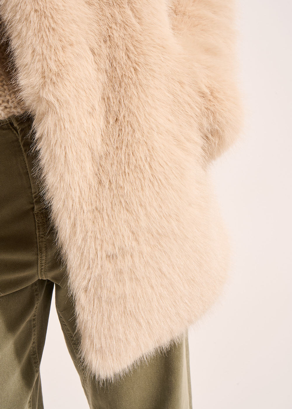 VIDAL Long-haired faux fur jacket - 4 - Sud Express - Sud Express