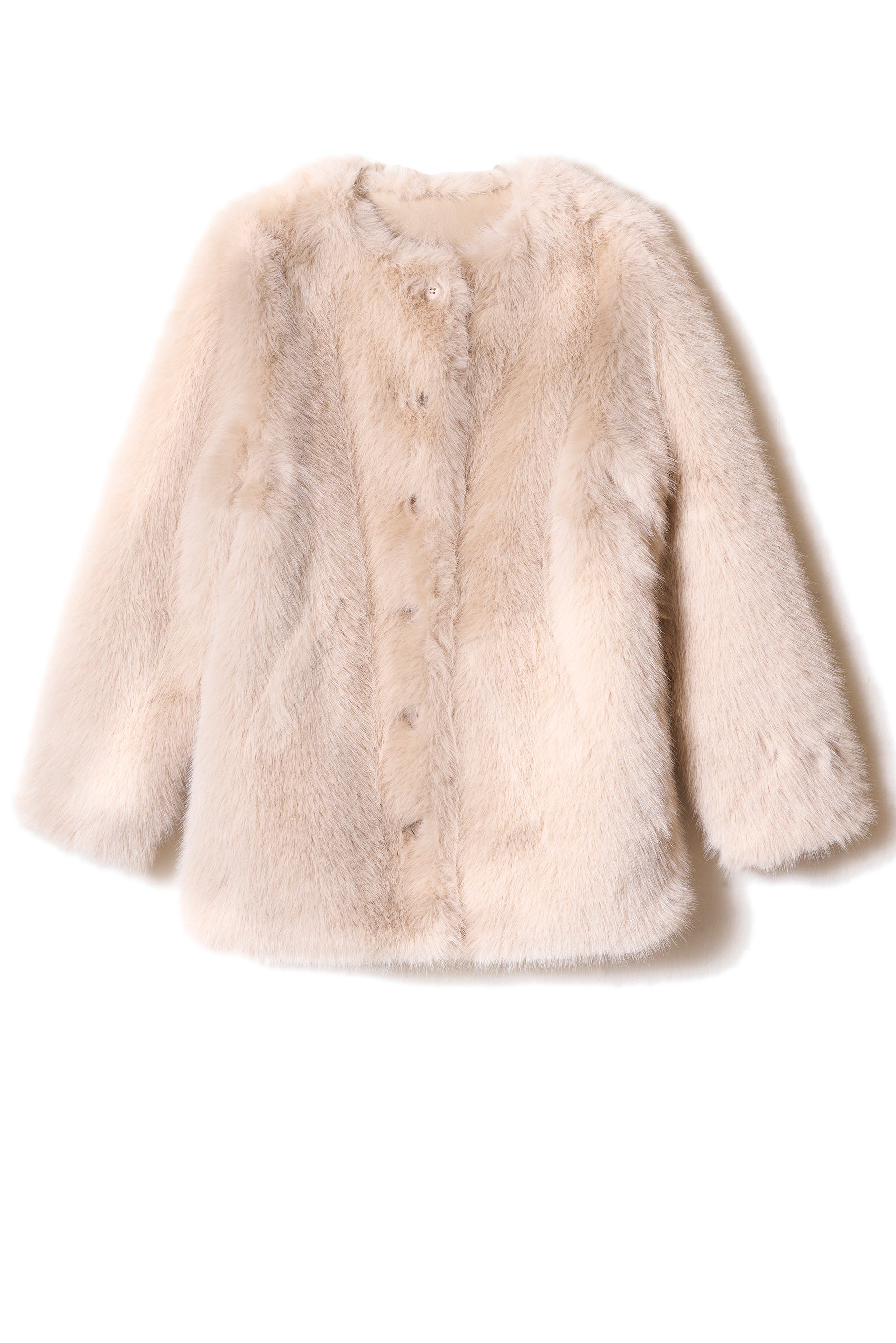 Long-haired faux fur jacket - Sud Express - 5 - Sud Express