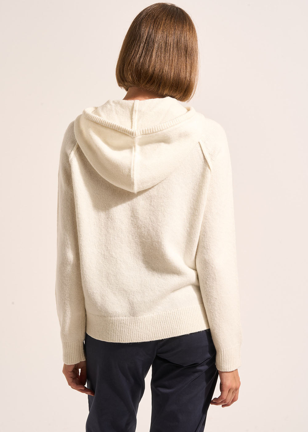 MASHA Thick knit hooded sweatshirt - 3 - Sud Express - Sud Express