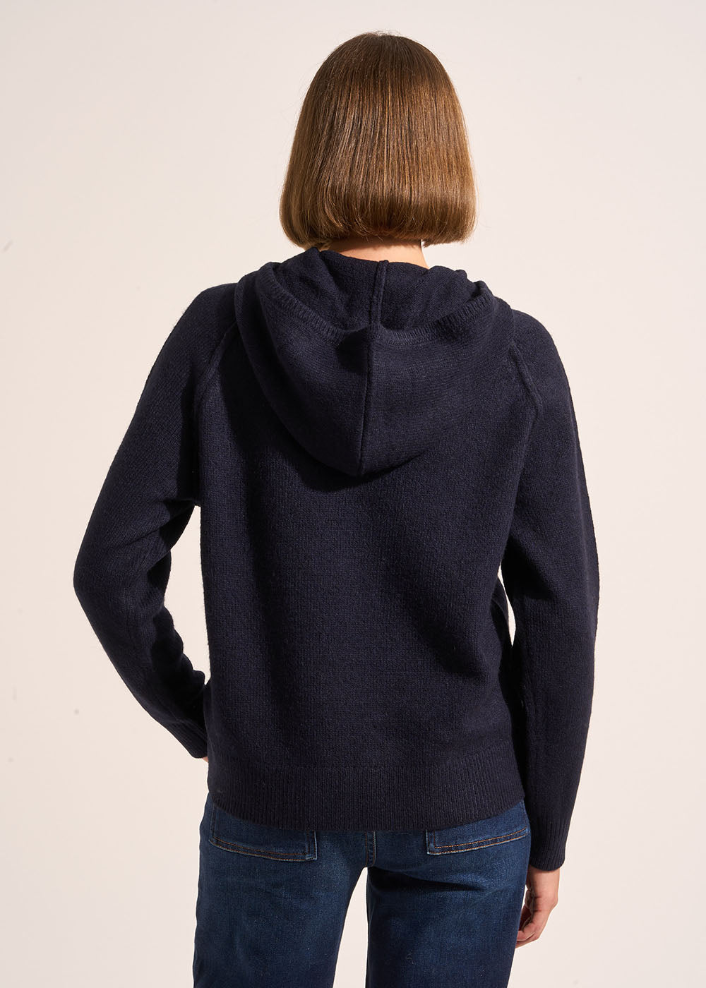 MASHA Thick knit hooded sweatshirt - 3 - Sud Express - Sud Express