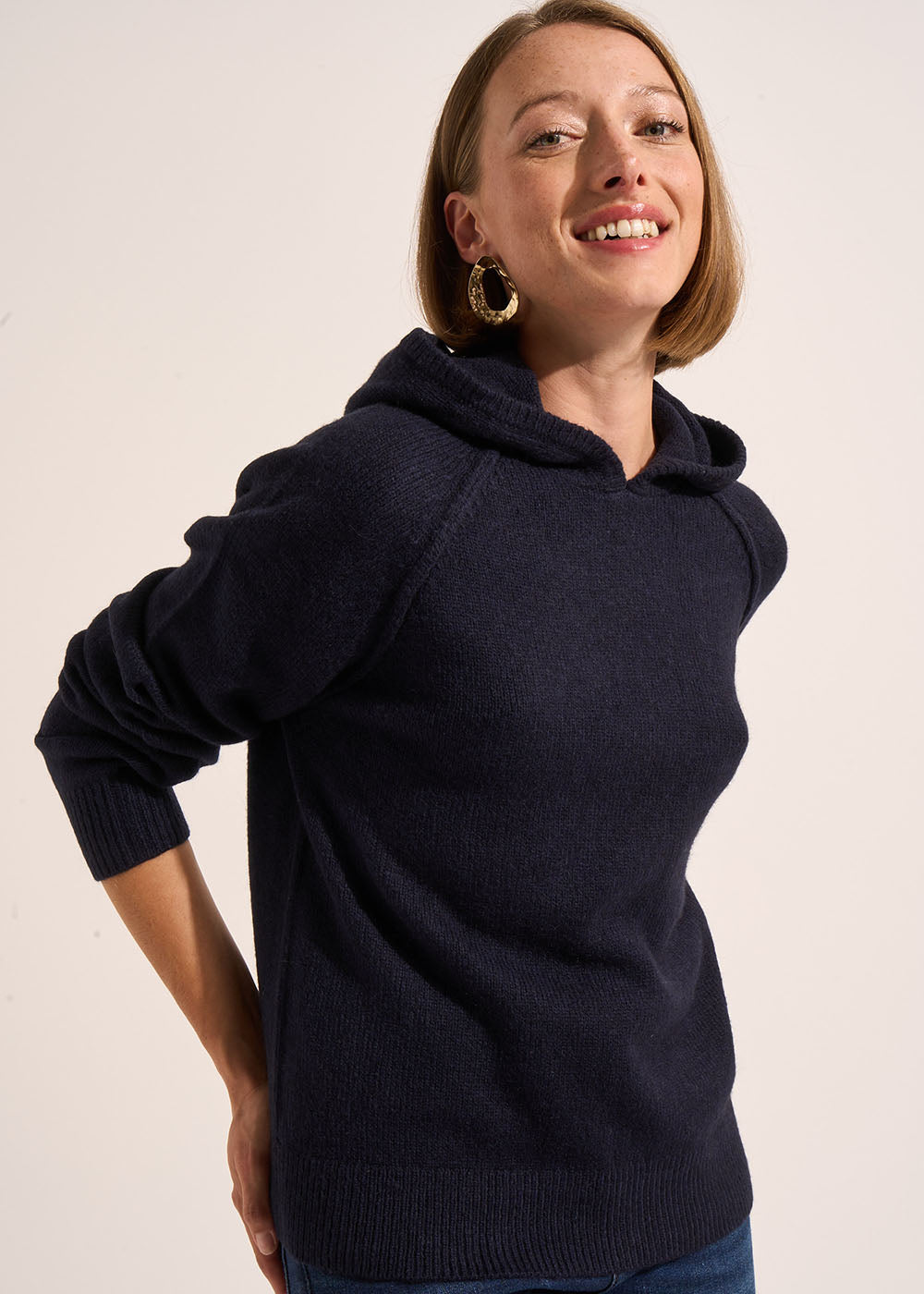 Thick knit hooded sweatshirt - Sud Express - 5 - Sud Express