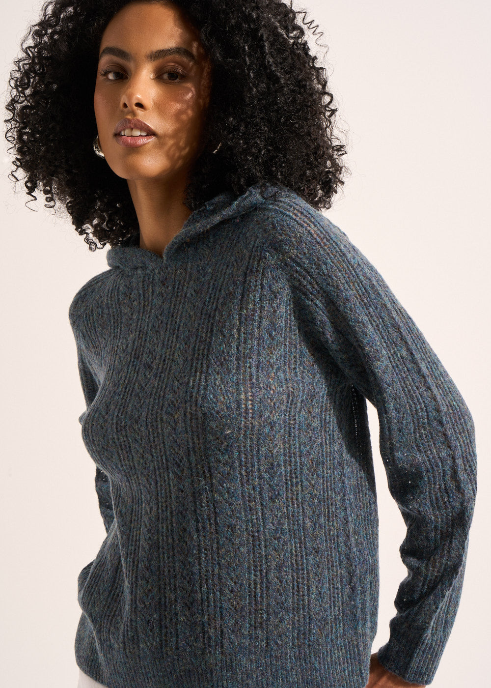 MASHAPOU Loose-fitting hooded jumper - 1 - Sud Express - Sud Express