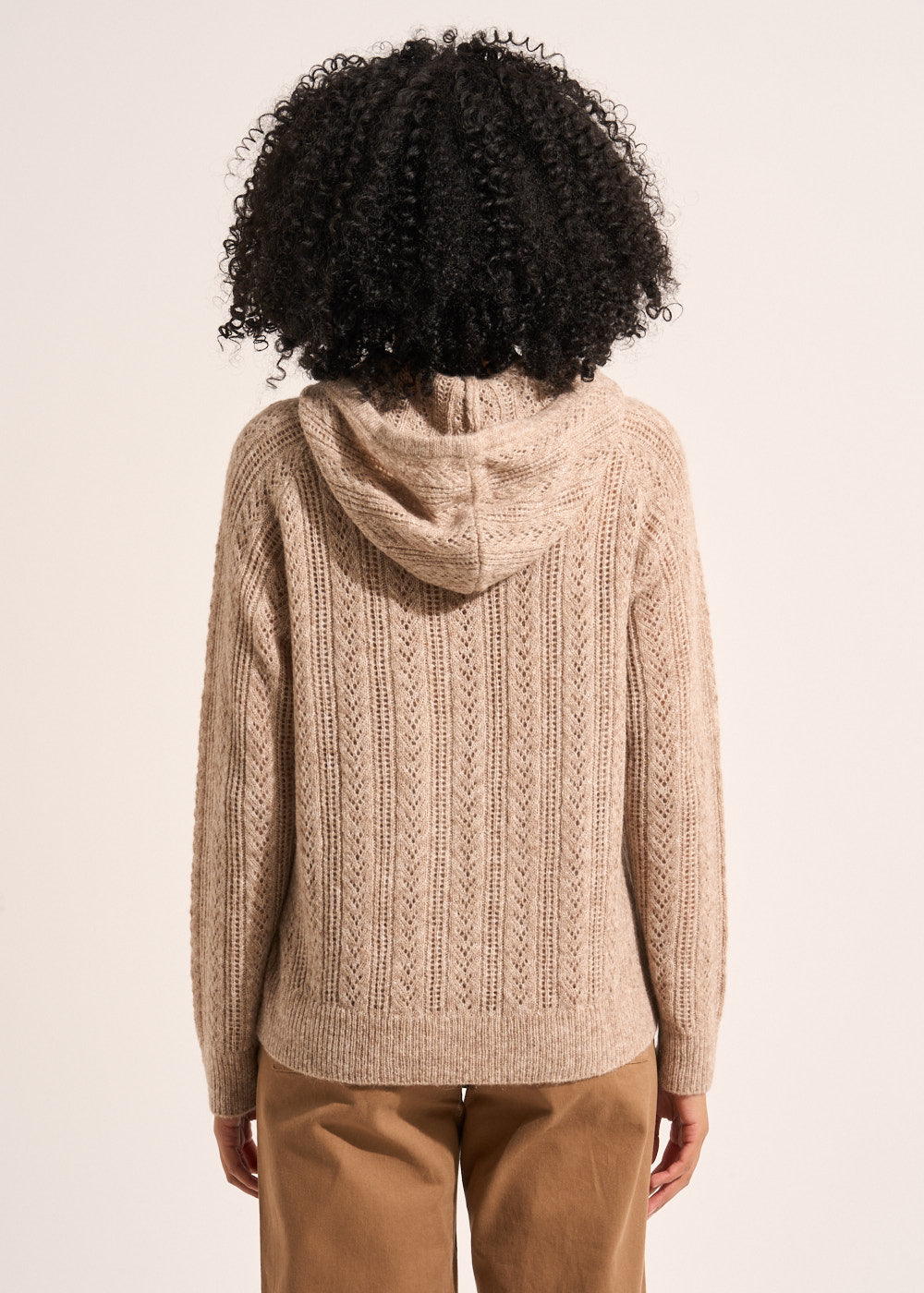 MASHAPOU Loose-fitting hooded jumper - 3 - Sud Express - Sud Express