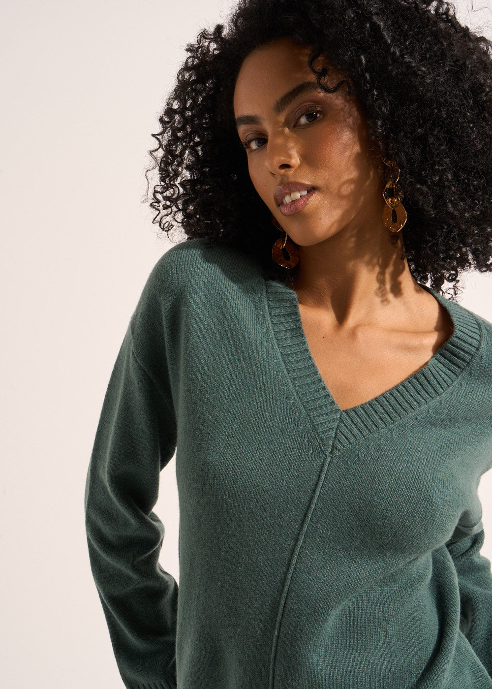 MASY Wool V-neck jumper - 2 - Sud Express - Sud Express