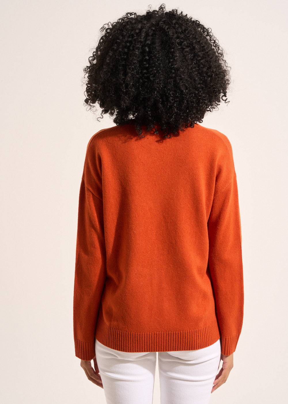 MASY Wool V-neck jumper - 3 - Sud Express - Sud Express