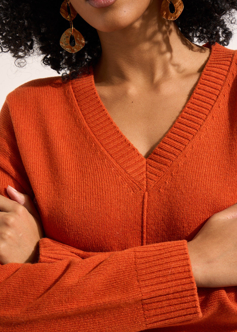 MASY Wool V-neck jumper - 4 - Sud Express - Sud Express