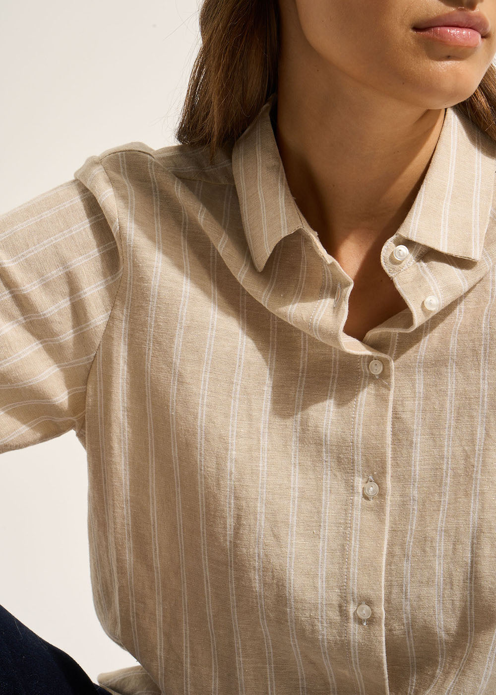 CARIMA Straight-cut striped shirt - 2 - Sud Express - Sud Express