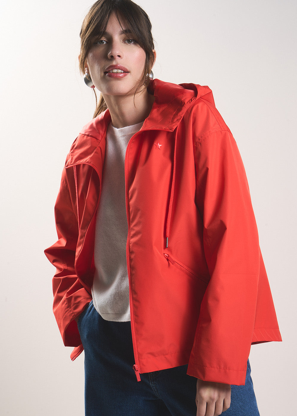 VARTAN Water-repellent raincoat with hood - 1 - Sud Express - Sud Express