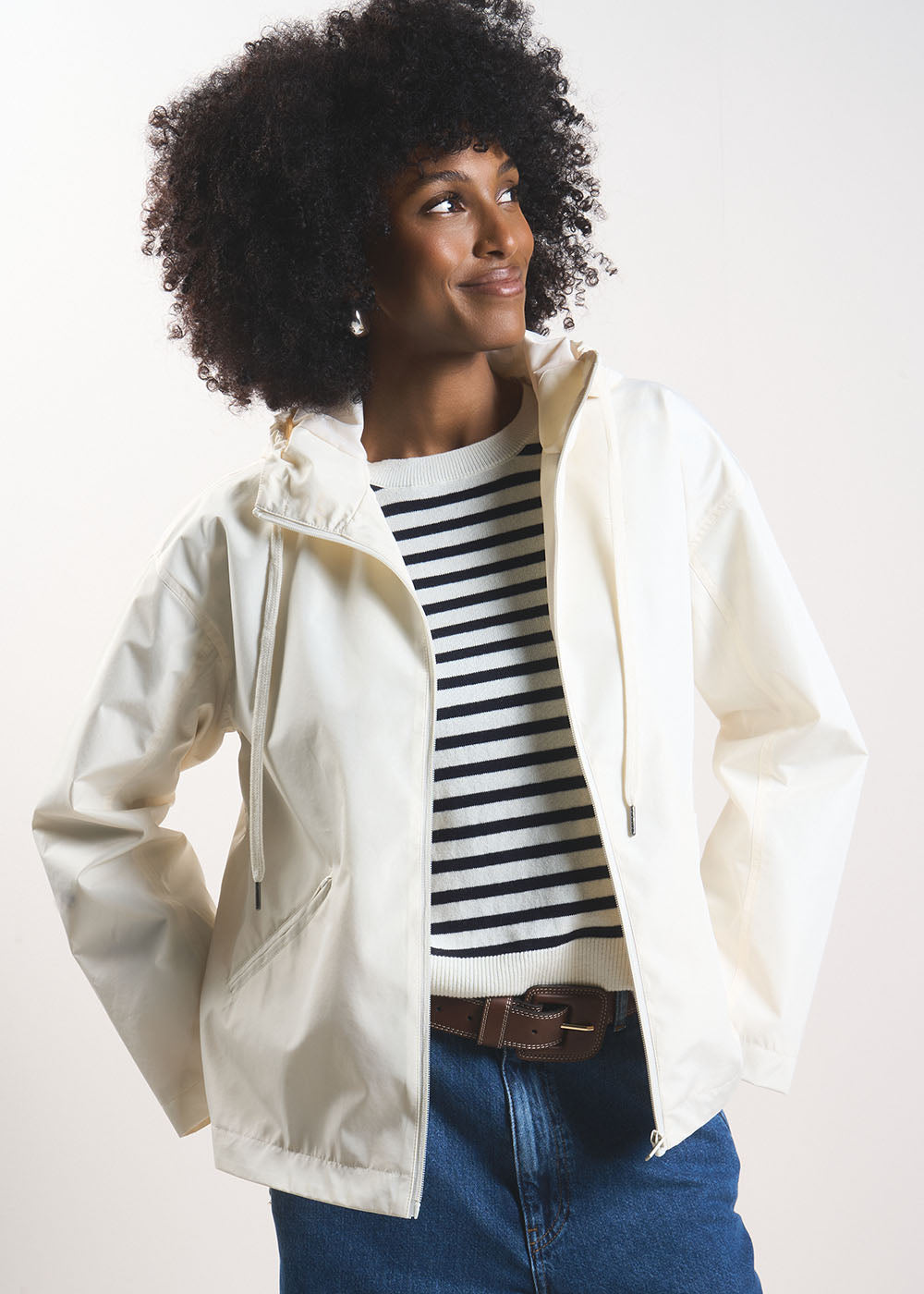 VARTAN Water-repellent raincoat with hood - 1 - Sud Express - Sud Express