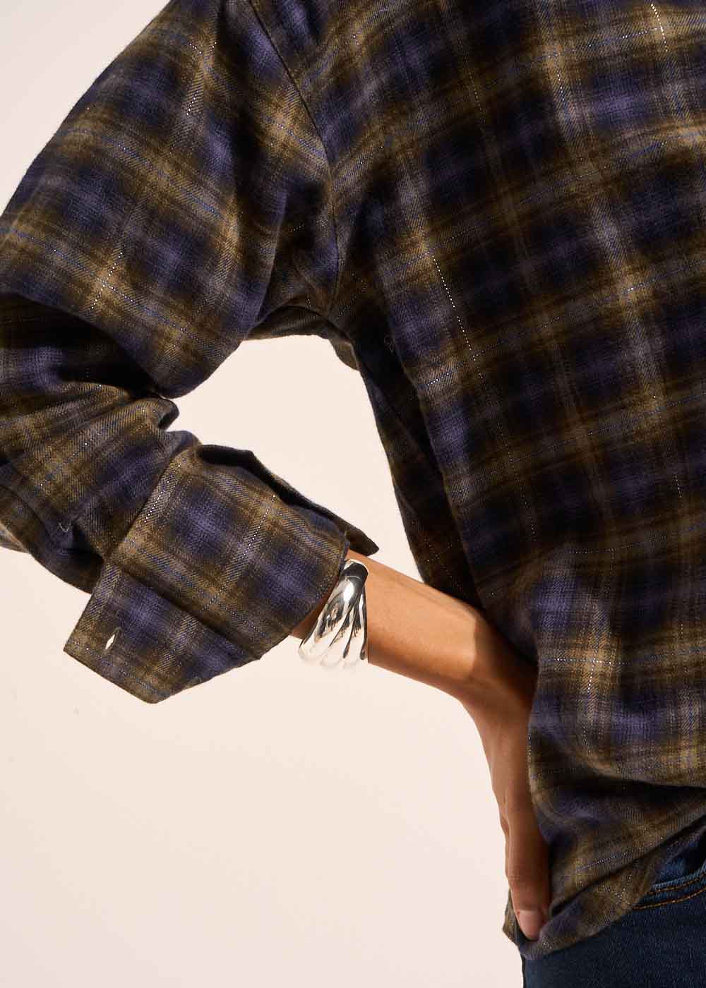 Tartan check shirt - Sud Express - 4 - Sud Express