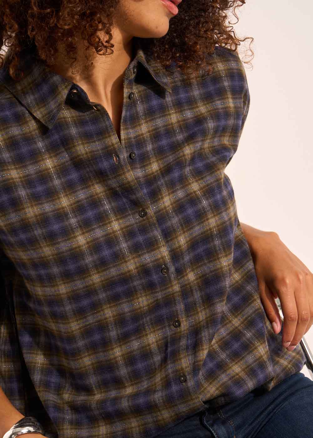 Tartan check shirt - Sud Express - 5 - Sud Express