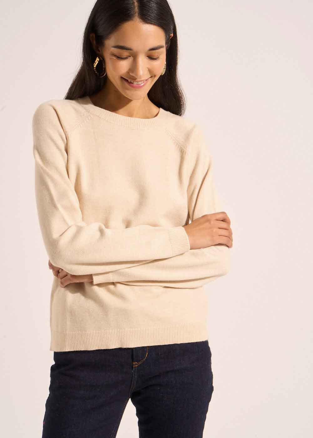 MARTINOR Round neck jumper with long sleeves - 1 - Sud Express - Sud Express
