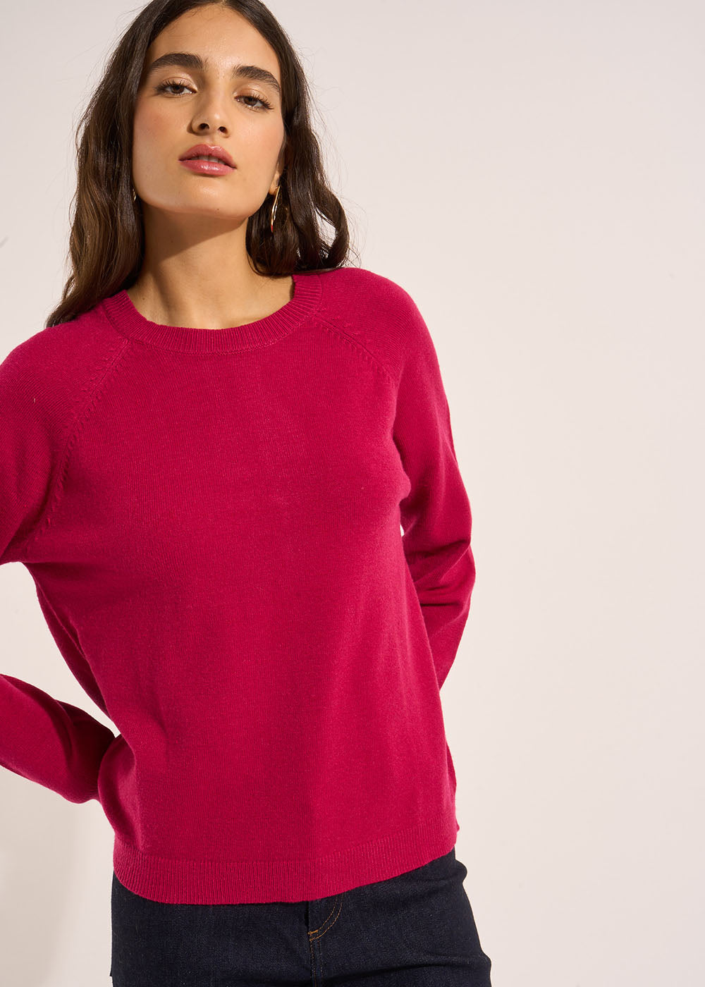 MARTINOR Round neck jumper with long sleeves - 1 - Sud Express - Sud Express
