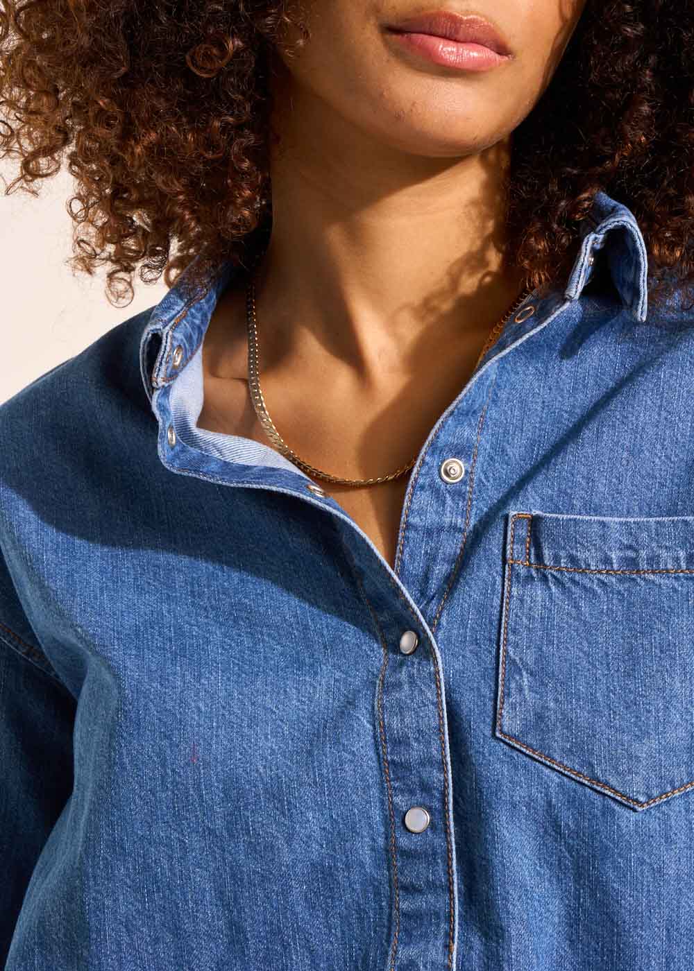 CURTIS Denim Shirt  - 2 - Sud Express - Sud Express