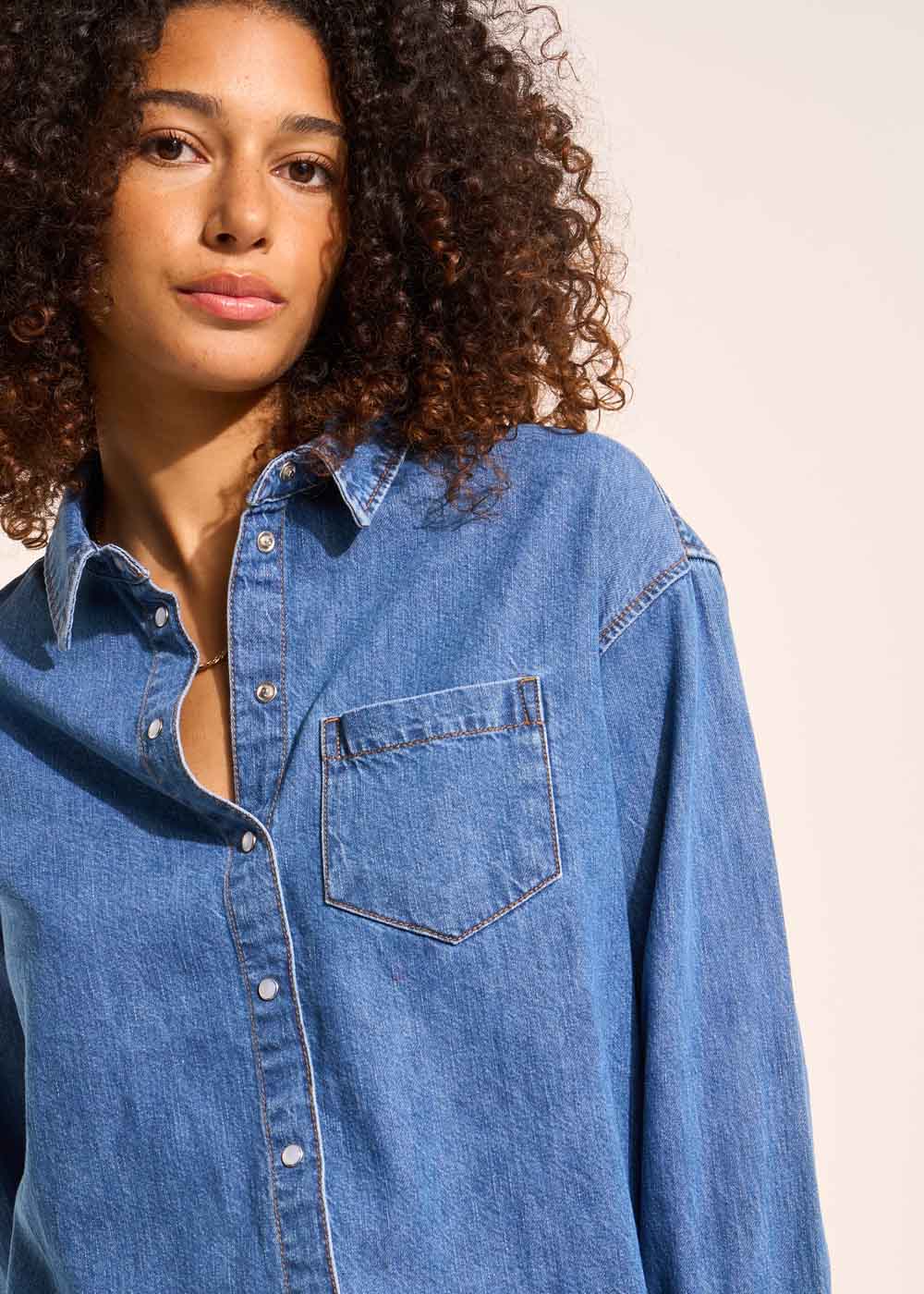 CURTIS Denim Shirt  - 4 - Sud Express - Sud Express