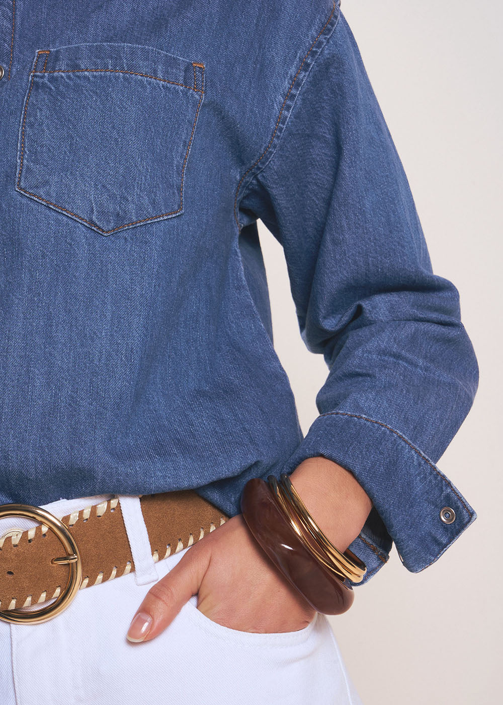 CURTIS Denim Shirt  - 4 - Sud Express - Sud Express