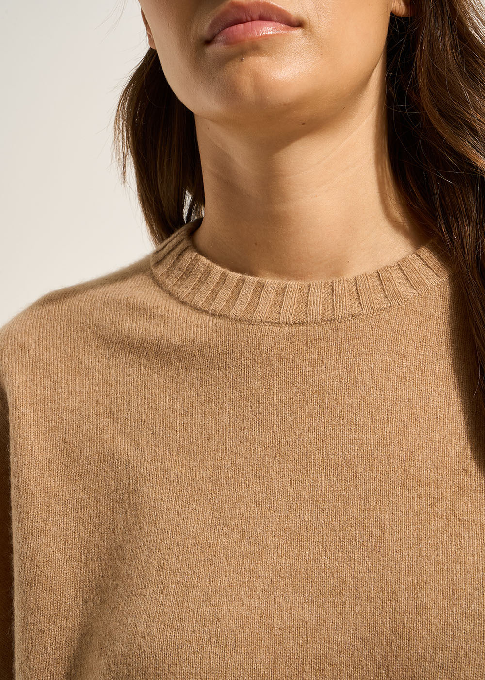 MONPAX Cashmere jumper, round neck, long sleeves - 2 - Sud Express - Sud Express