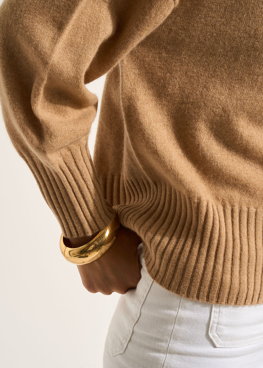 MONPAX Cashmere jumper, round neck, long sleeves - 4 - Sud Express - Sud Express