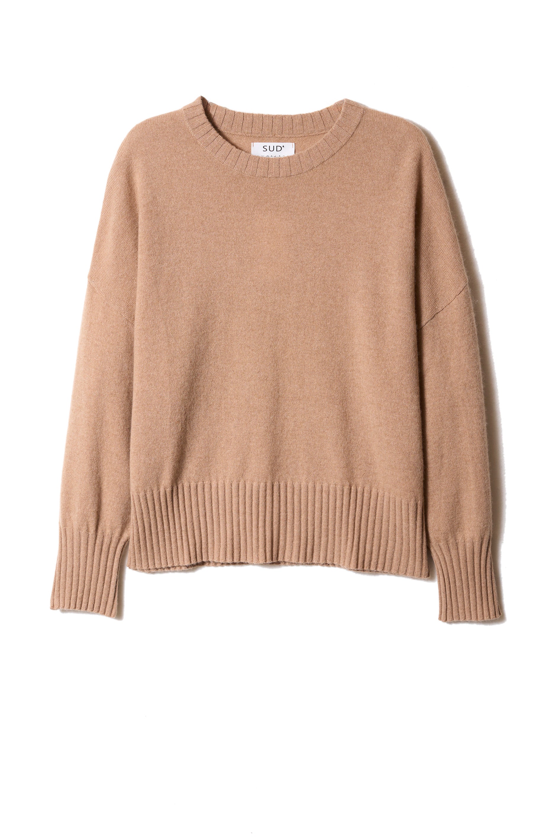 Cashmere jumper, round neck, long sleeves - Sud Express - 7 - Sud Express