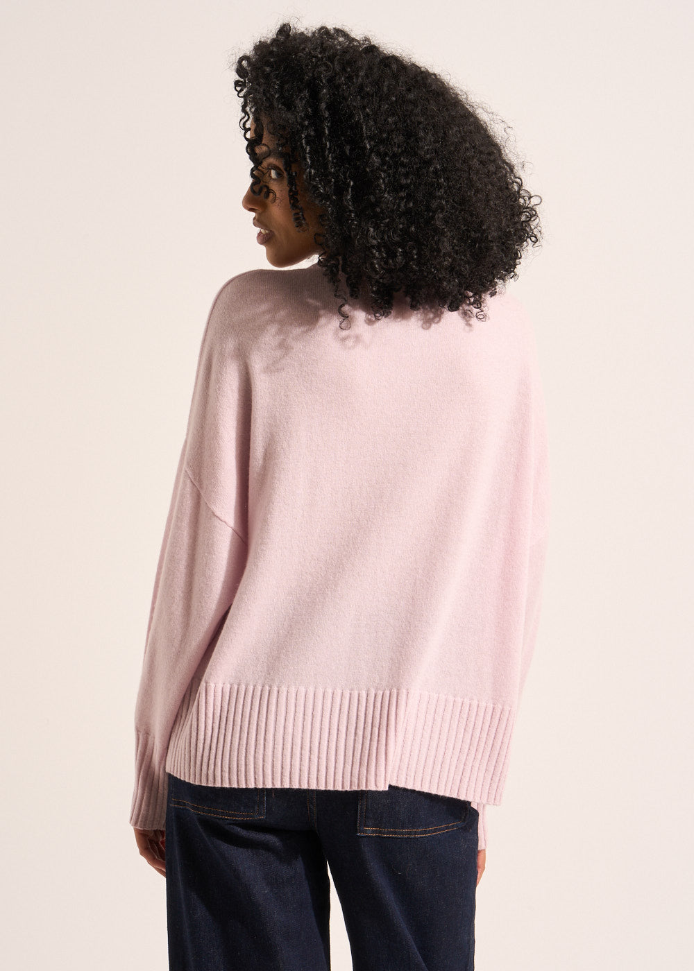 MONPAX Cashmere jumper, round neck, long sleeves - 3 - Sud Express - Sud Express
