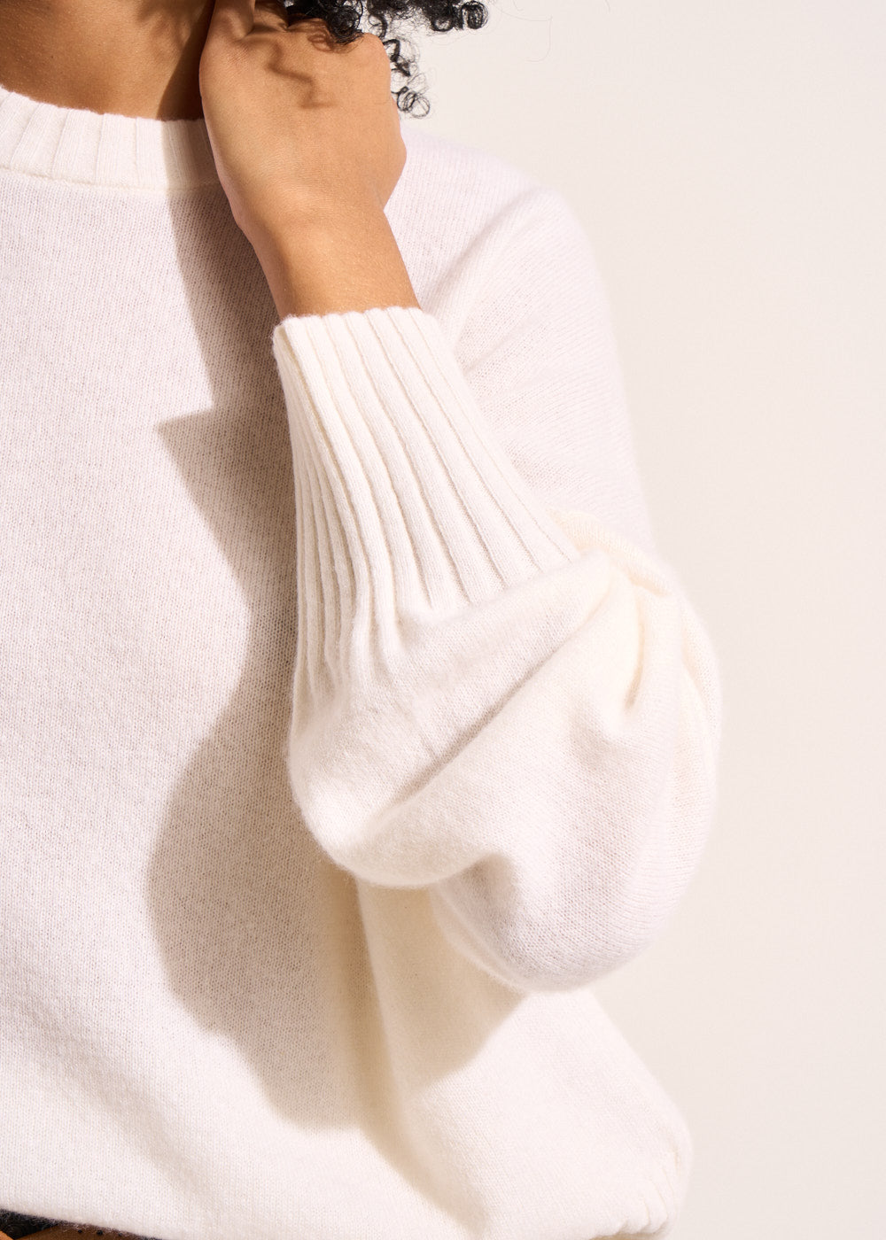 MONPAX Cashmere jumper, round neck, long sleeves - 2 - Sud Express - Sud Express