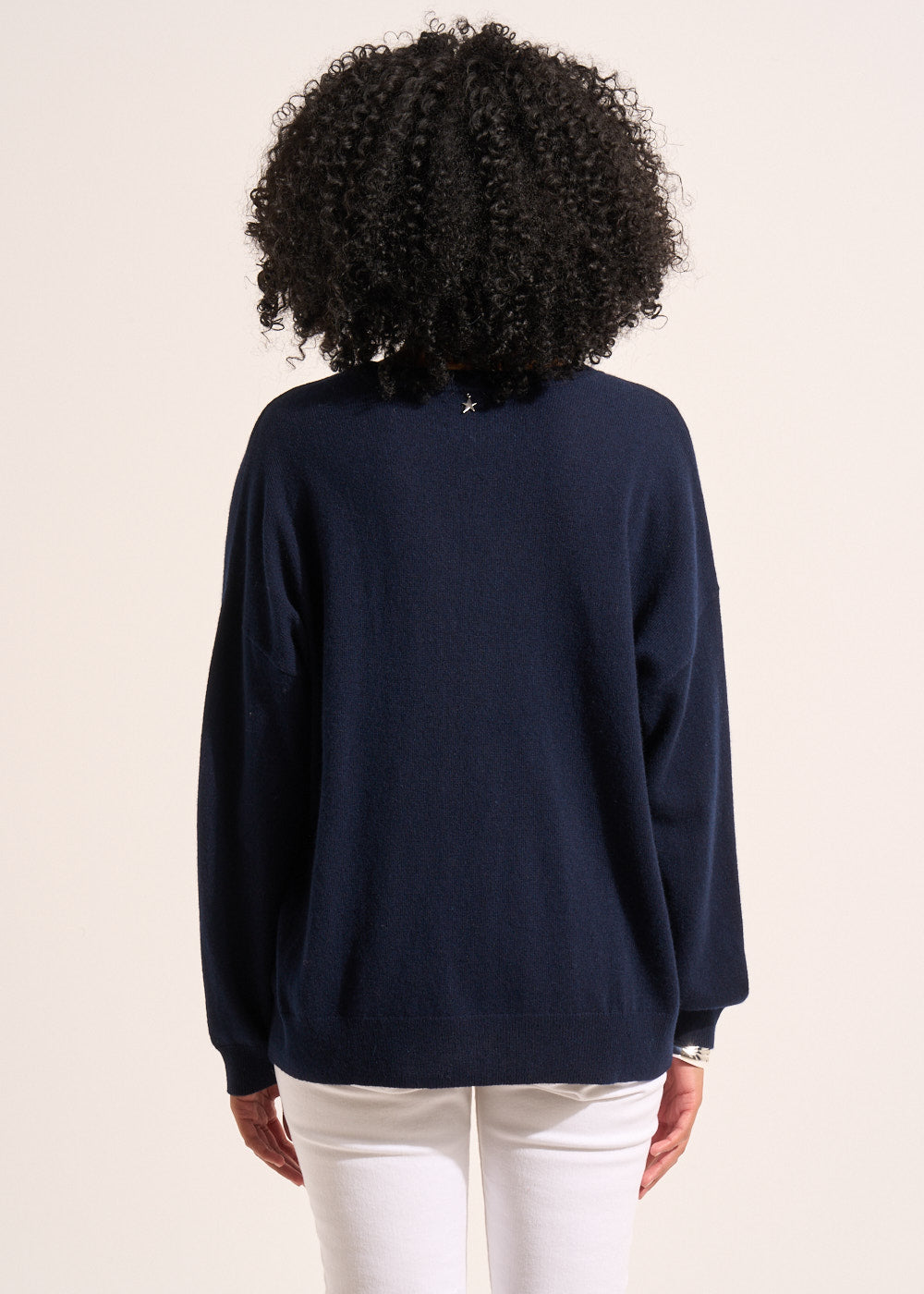 MAPOUPYNOU Long-sleeved cashmere V-neck jumper - 3 - Sud Express - Sud Express