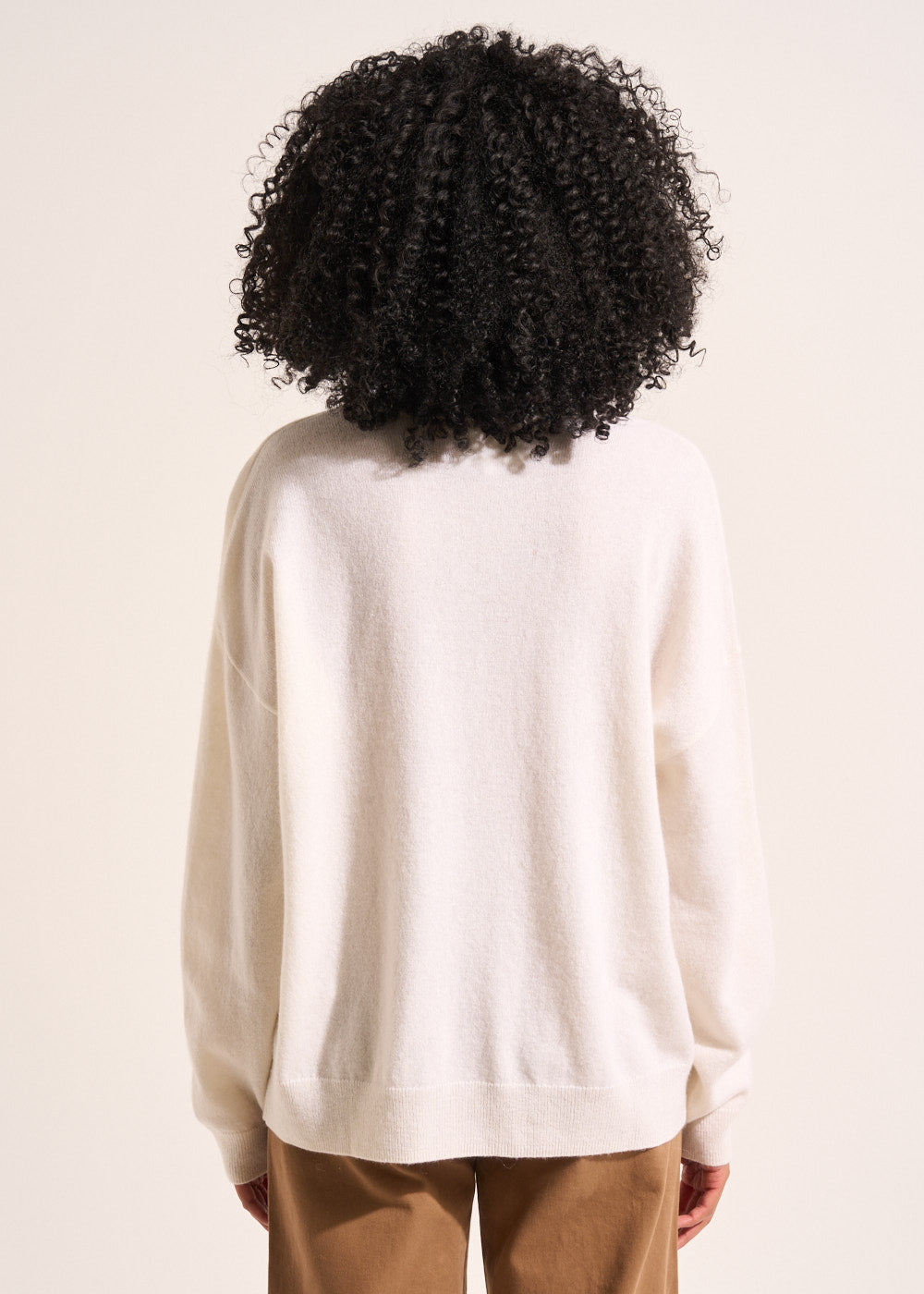 MAPOUPYNOU Long-sleeved cashmere V-neck jumper - 3 - Sud Express - Sud Express