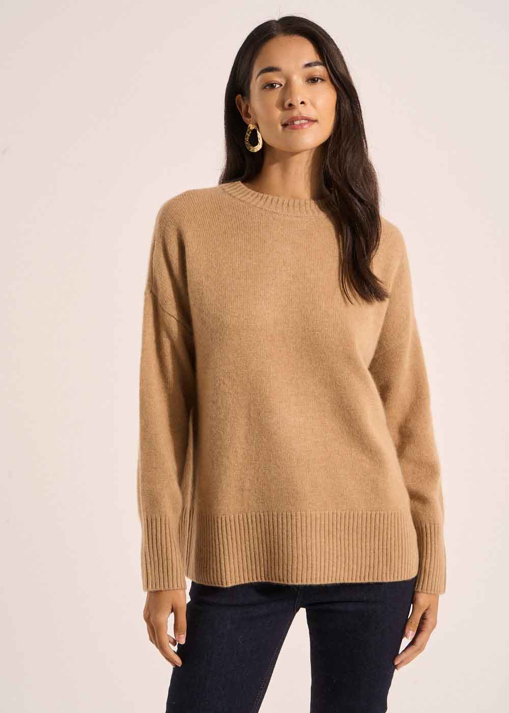 MARJONY Cashmere crew neck sweater - 1 - Sud Express - Sud Express