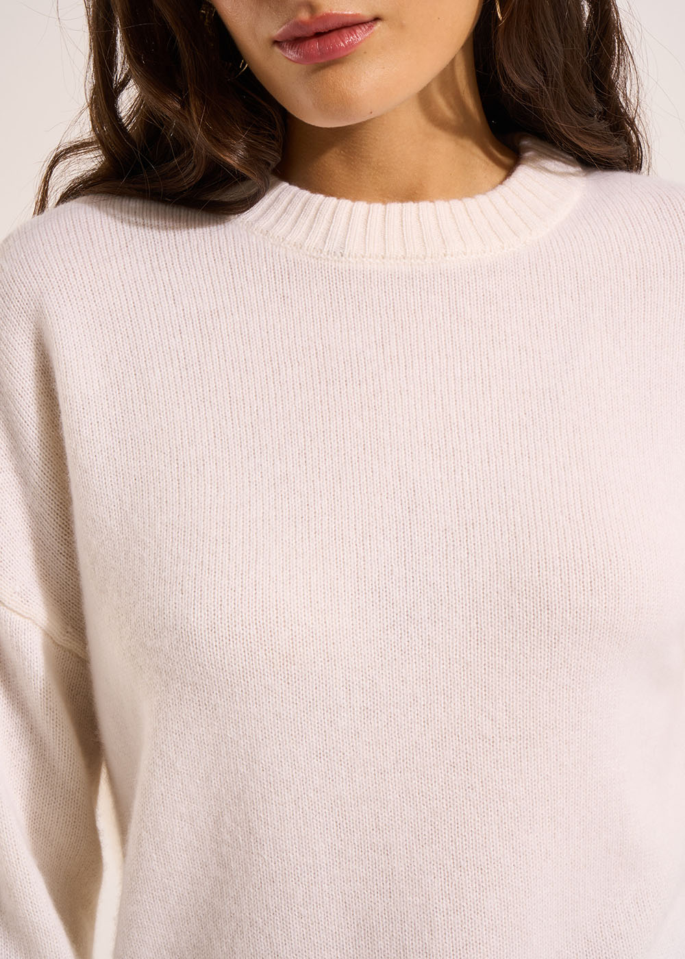 MARJONY Cashmere crew neck sweater - 2 - Sud Express - Sud Express