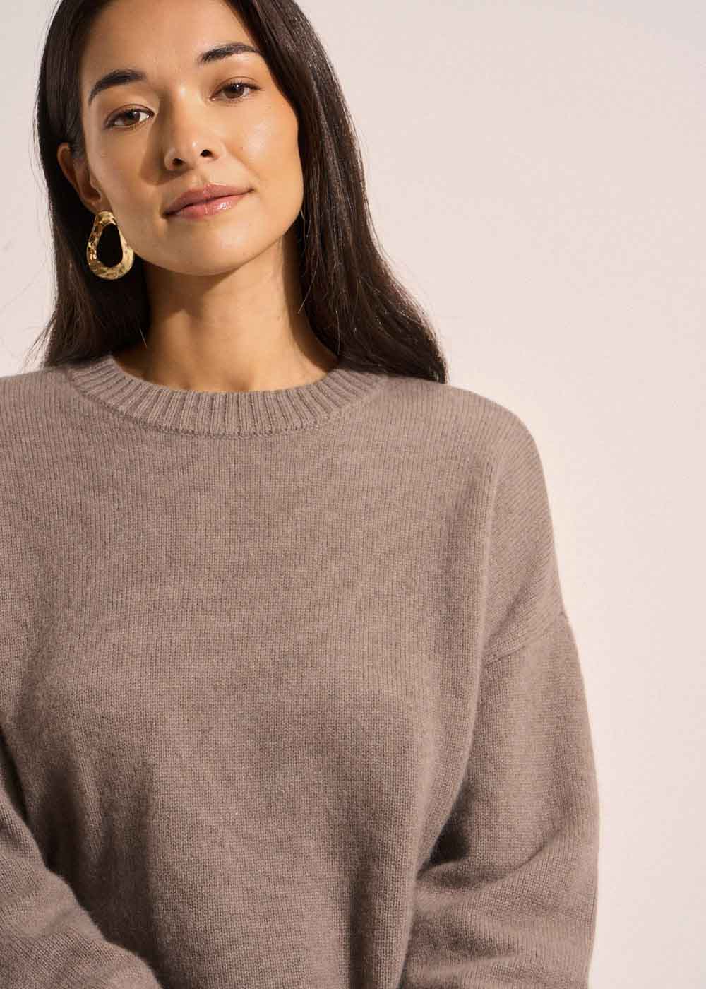 MARJONY Cashmere crew neck sweater - 2 - Sud Express - Sud Express