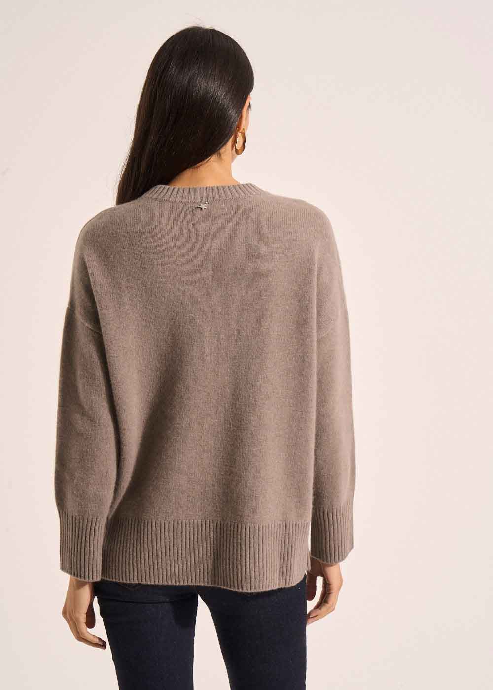 MARJONY Cashmere crew neck sweater - 3 - Sud Express - Sud Express