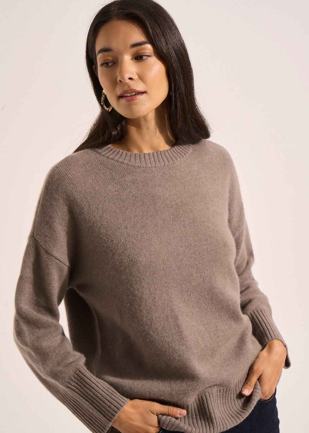 Cashmere crew neck sweater - Sud Express - 5 - Sud Express