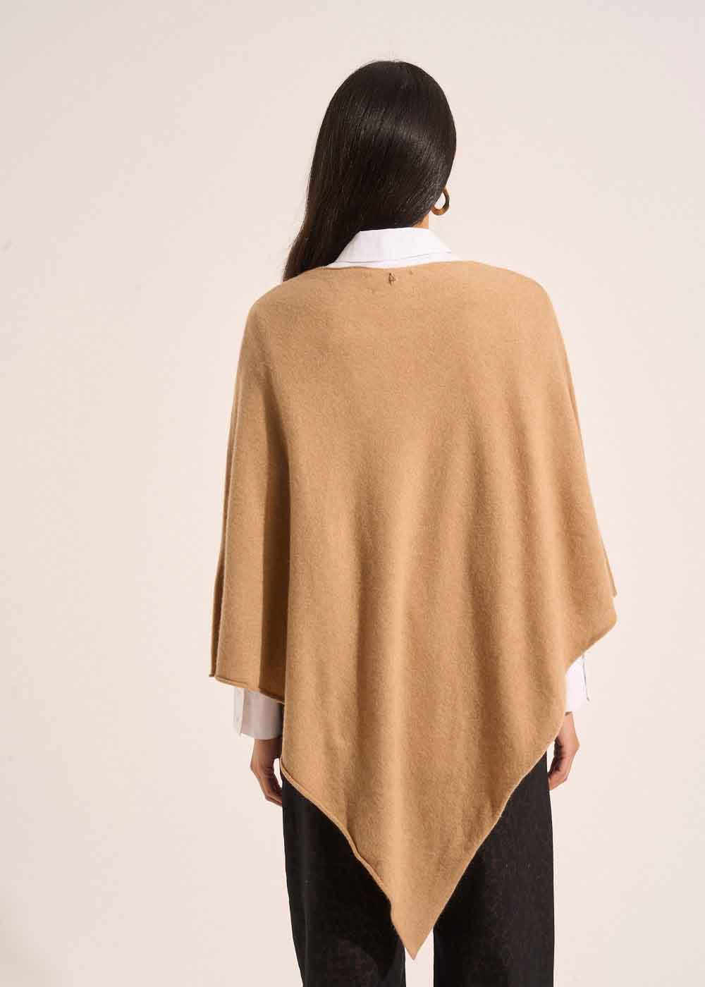 PAULENE Loose-fitting cashmere poncho - 3 - Sud Express - Sud Express