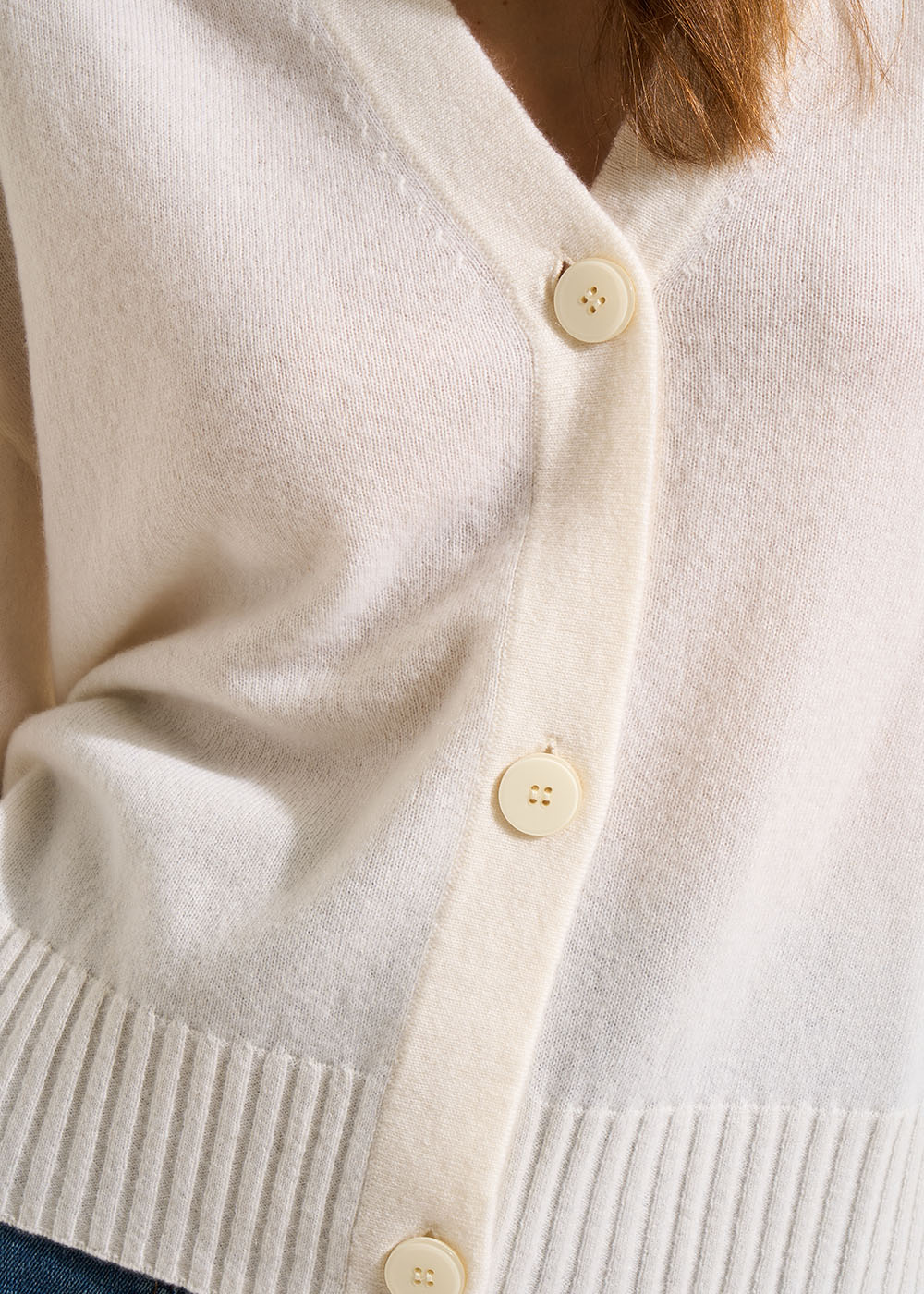 GRAMMAX Loose-fitting cashmere V-neck cardigan - 2 - Sud Express - Sud Express