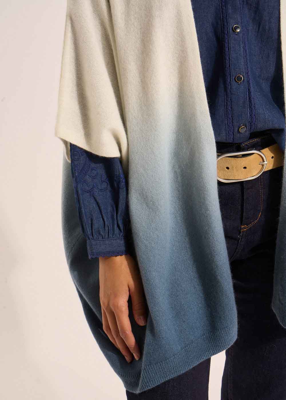 GATILA Sleeveless cashmere cardigan - 2 - Sud Express - Sud Express