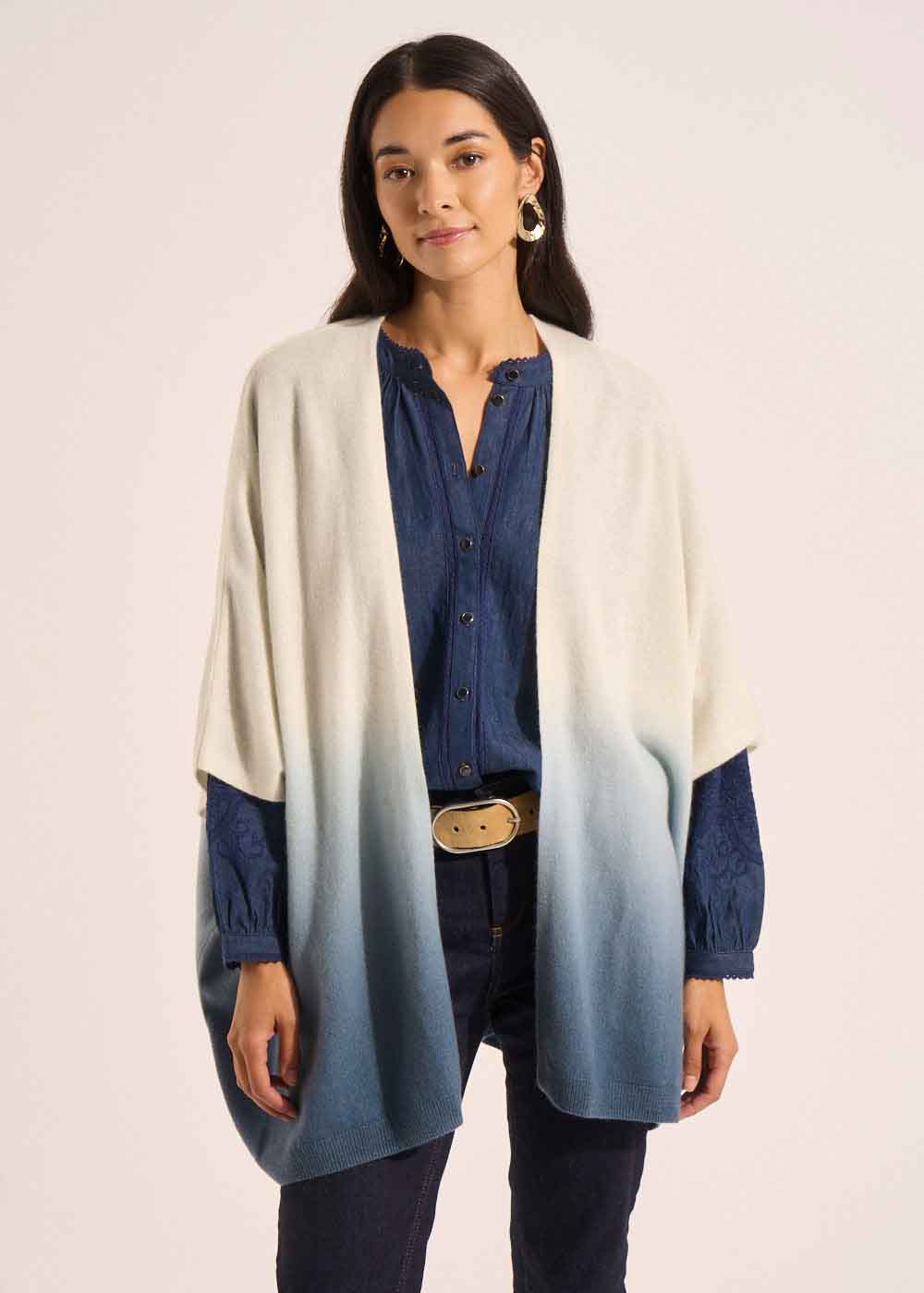 Sleeveless cashmere cardigan - Sud Express - 5 - Sud Express