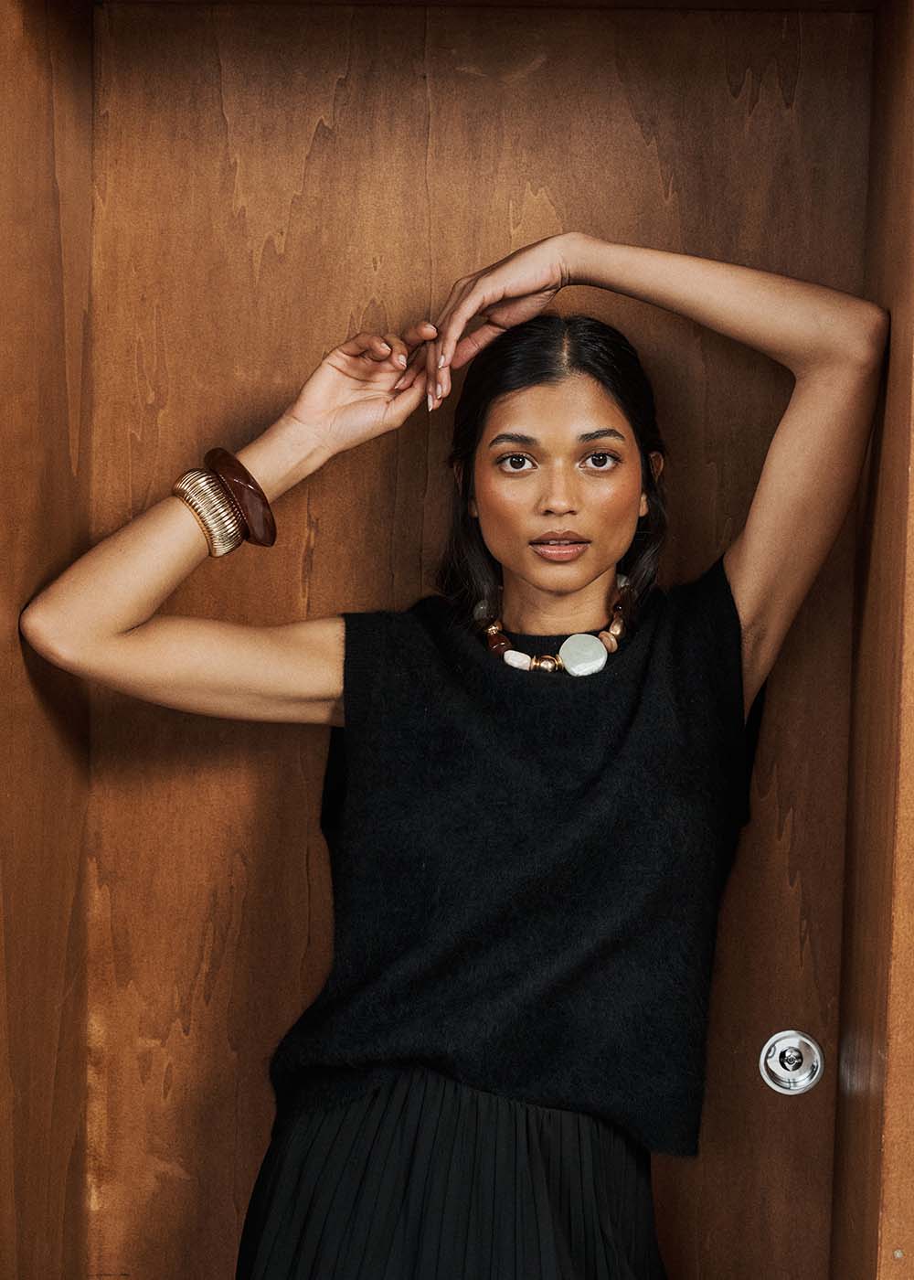 MARTHE Sleeveless round-neck jumper - 1 - Sud Express - Sud Express