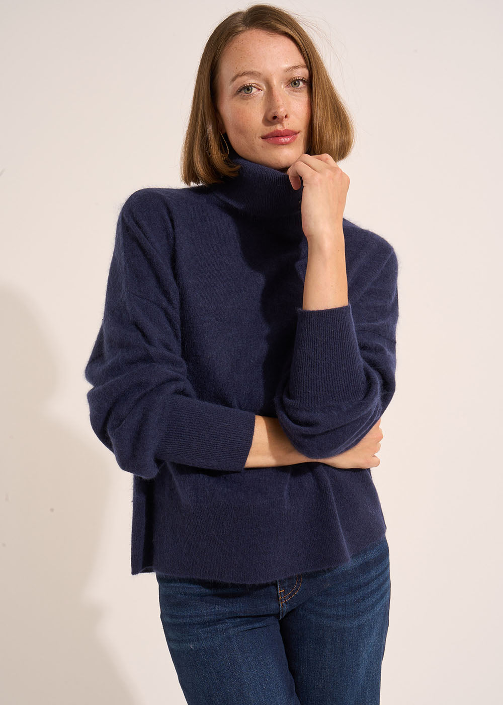 MARELLE Loose-fitting turtleneck jumper - 1 - Sud Express - Sud Express