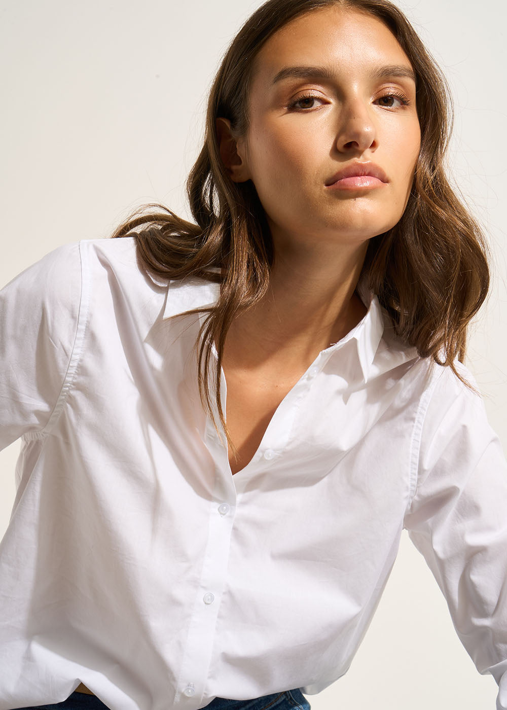 Long-sleeved straight-cut shirt - Sud Express - 5 - Sud Express